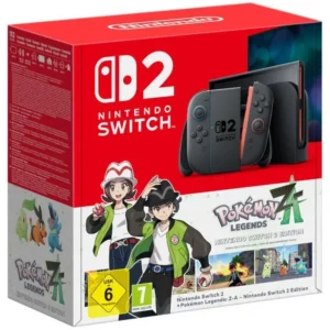 Console Nintendo Switch 2 • Bleu Clair & Rouge Clair + Légendes Pokémon: Z-A (Code)