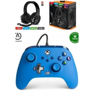 Manette de jeu - XBOX - ONE-S-X-PC - Edition Officielle - Sans fil - Couleur Bleu